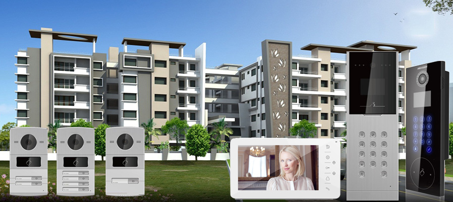 Multi apartment hot sale video door phone